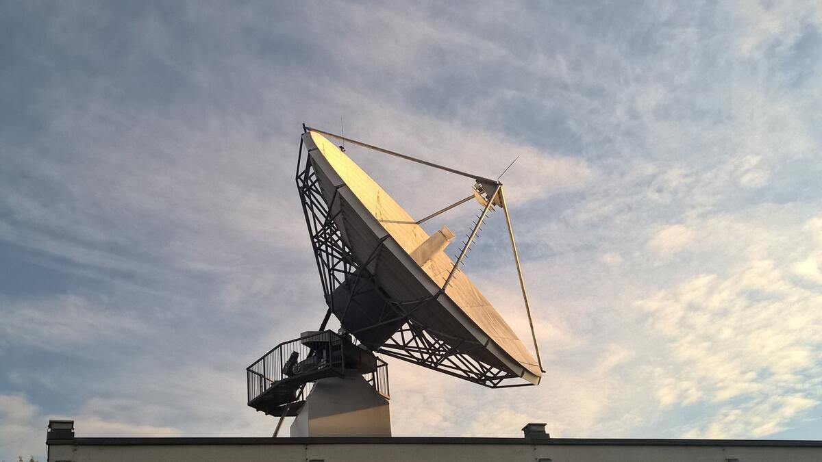 Satellite dish from California Institute of Energy and Environment (CIEE)