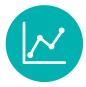 metrics icon round