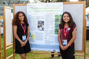 Student fellows at Sustainability Summit poster session